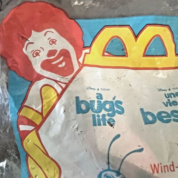 McDonalds Happy Meal Toy A Bug's Life Francis the Ladybug #5 1998 Vintage - Picture 4 of 8